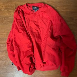 Charles River Apparel Windbreaker red pullover